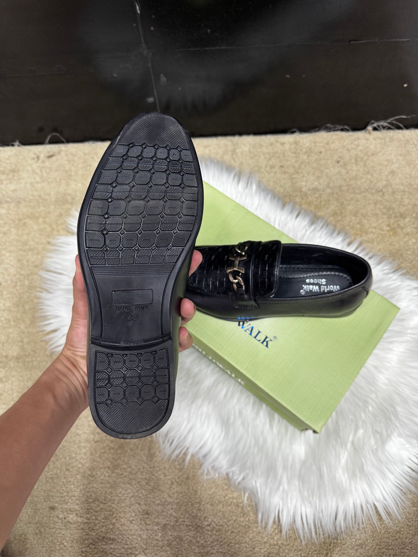 Buckle dress shoes
