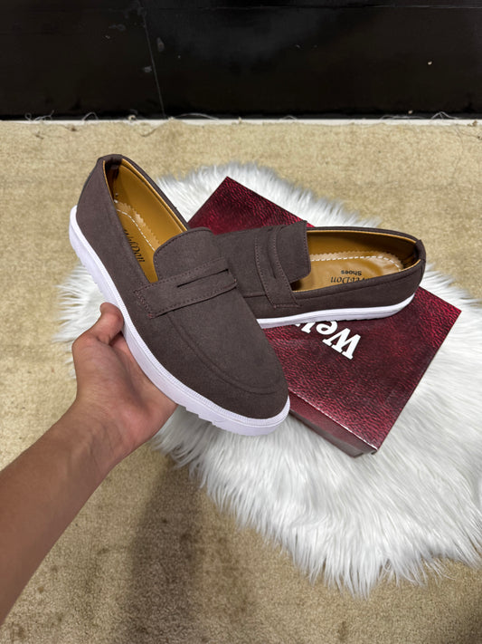 Suede shoes